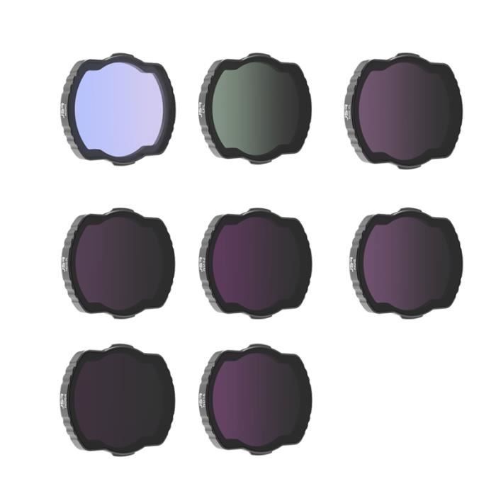 Set De Filtres ND/CPL/UV Pour DJI Mini 5 Pro - Verre Optique HD Multicouche - Pour Photo Et Vidéo Drone - Cadre Plastique, Dimensions 3.4x2.9x1 Cm - 10