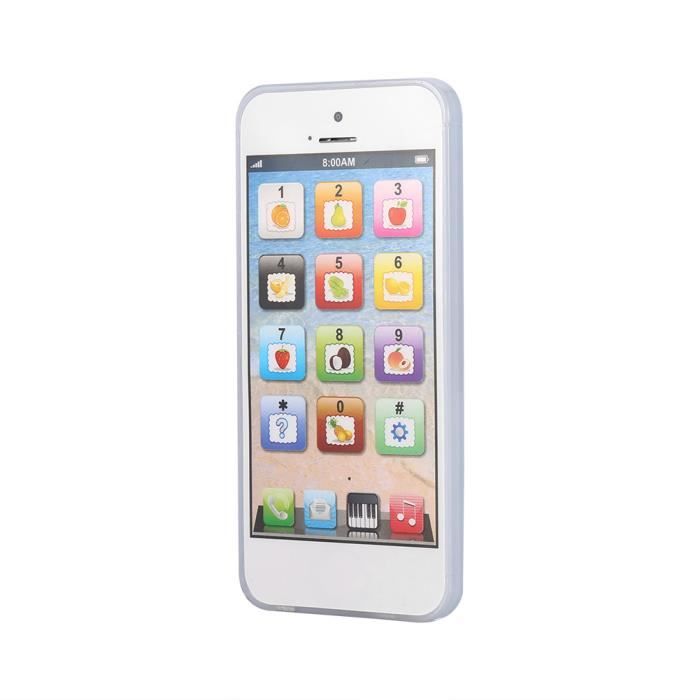 Téléphone jouet éducatif pour enfants - Jeu interactif avec clavier mu – King of Toys