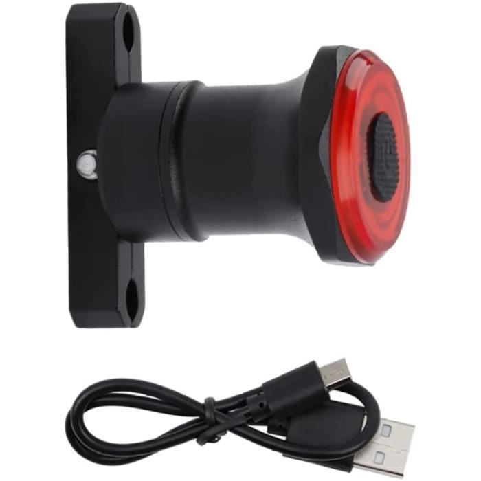 Feu Arrière LED étanche Pour Casque Moto/vélo - Sécurité Nocturne, Modes Fixe/clignotant - 7