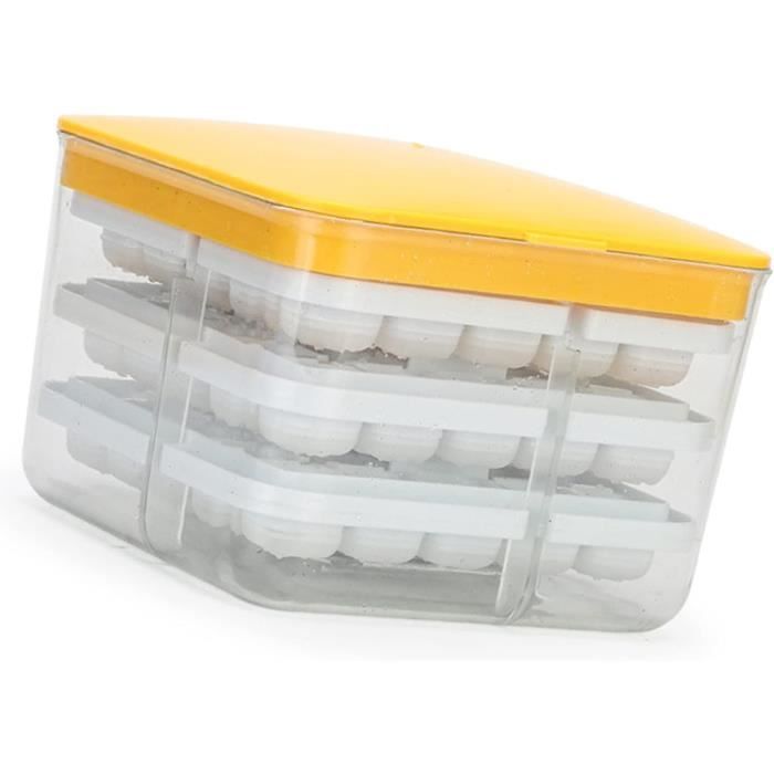 CARTINTS Lot De 3 Grands Bols Pliables En Silicone Avec Couvercles Hermétiques, Passent Au Micro-ondes Et Au Congélateur 1200 Ml