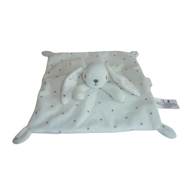 Doudou lapin plat blanc Nicotoy Simba Toys