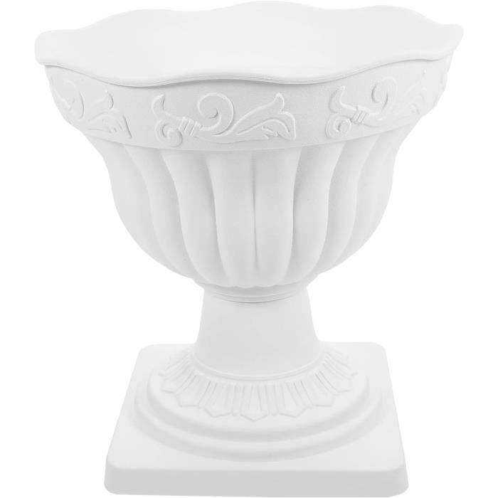 Pot De Fleur Tête De Crâne Halloween - Résine, 16,5x11,5x11cm - Décoration D'intérieur, Bar, Fête