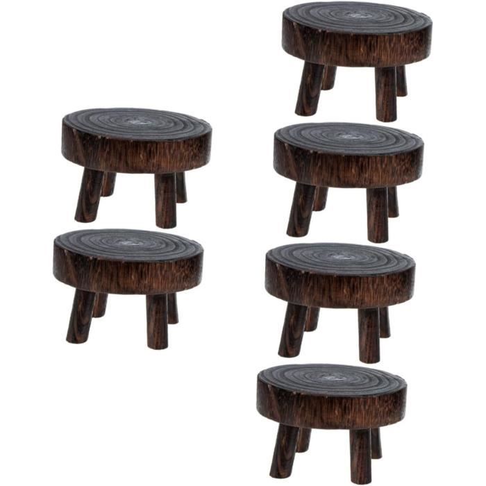 Lot De 6 Supports Surélevés Pour Pots De Fleurs Ronds - Diamètre 30cm - Plastique Solide, Améliore La Circulation D'air