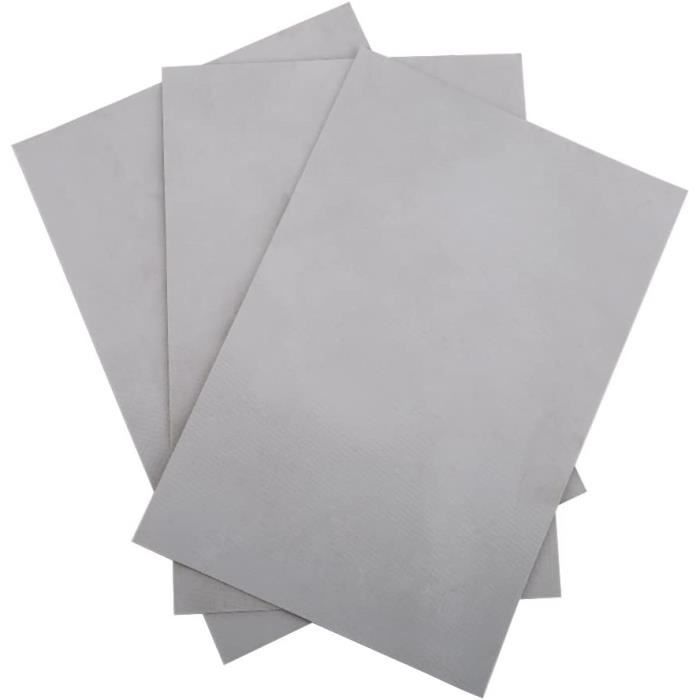 Lot De 3 Patchs De Réparation PVC Pour Kayak, Bateau, Canoë, Radeau – 10x15 Cm, Résistants, Imperméables, Choix Rouge/noir/gris