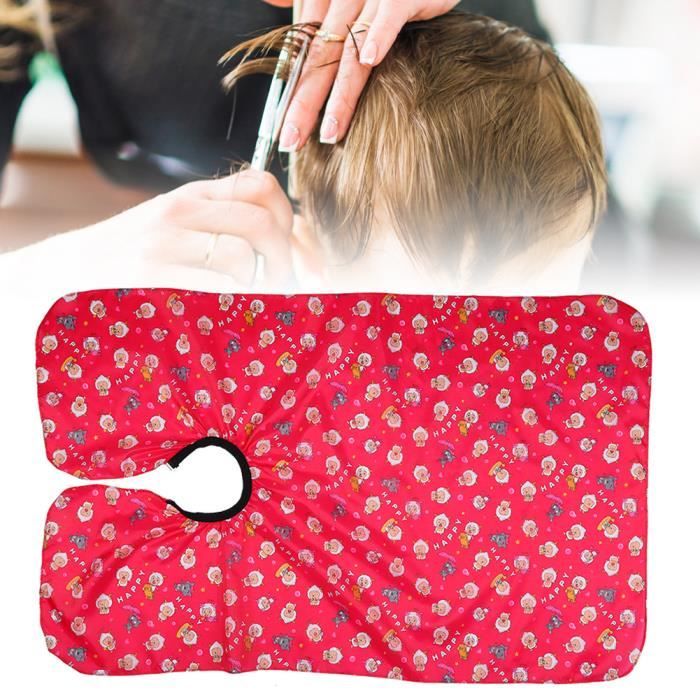Wipes Enfants Dessin Anime Motif Coiffure Tablier Coupe De Cheveux Robe De Teinture Cape Pour Salon De Coiffure A Domicile Rouge Cdiscount Au Quotidien