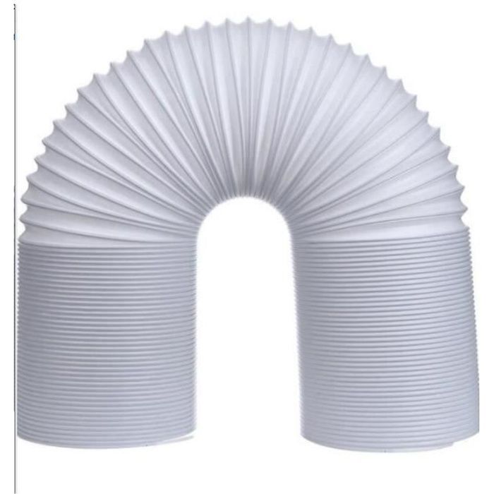 Tuyau dévacuation flexible - 3M x 15CM - Pour climatiseur mobile - Extensible - Facile à installer