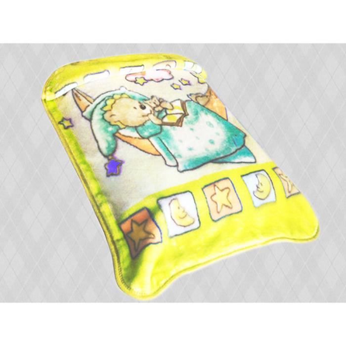 Couverture Bebe Imprimee Extra Douce Jaune Yellow 80 X 110 Cm Cdiscount Puericulture Eveil Bebe