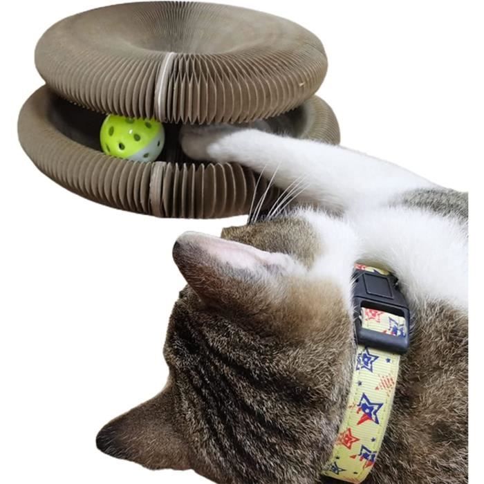 Twistou Griffoir Interactif Pour Chat - Jouet Puzzle Réversible - Anti-stress & écologique