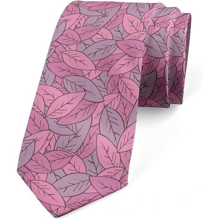 Cravate En Soie Vendôme Paris Rose Bordeaux Et Ecru - Motif Diagonales, Occasion élégante