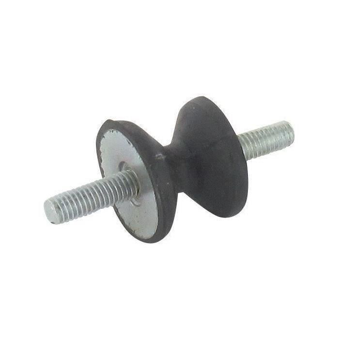 Silent bloc universel modèles Diabolo - diamètre 24mm - L 20mm - Filet M6 - Longueur filet 10mm