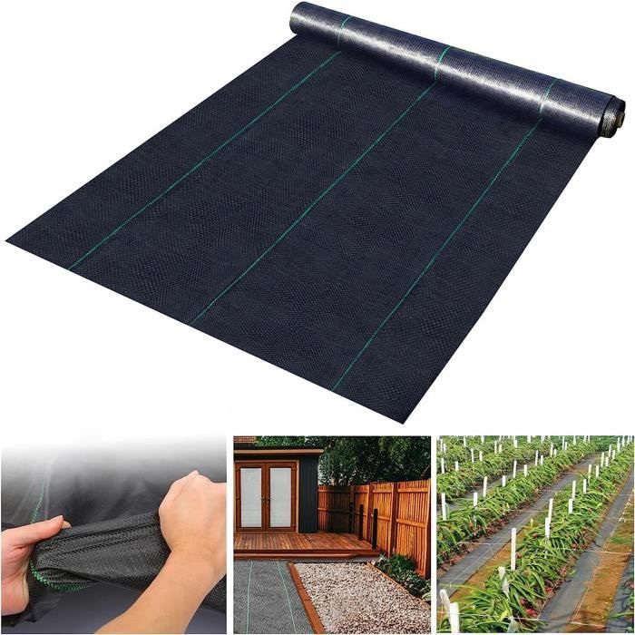 Tissu Anti Mauvaises Herbes Permable LEau Rsistant La Dchirure Avec Une