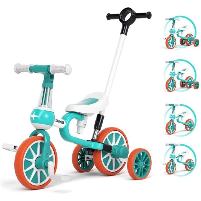 TRICYCLE 5 en 1 Vélo Draisienne Évolutif avec Putter pour Enfants 24