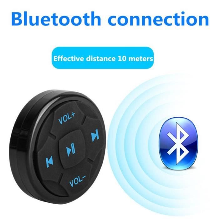 Commutateur,Télécommande universelle sans fil Bluetooth, volant de voiture  pour moto, boutons multimédias - Type with GPS - Cdiscount Auto
