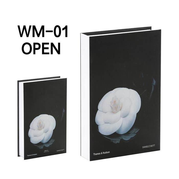 4 Faux Livres Décoratifs Noir Et Blanc - 26.7x17cm Pour Décoration Intérieure Et Cache