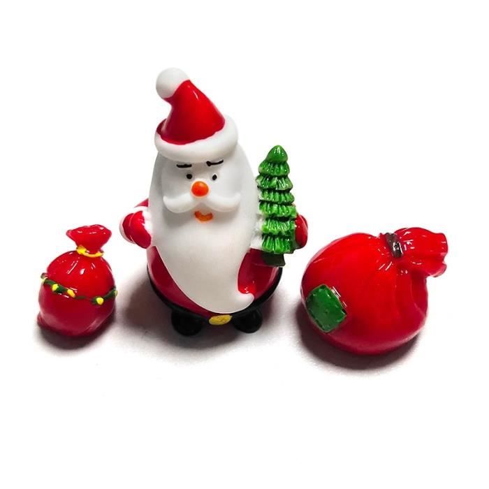 Père Noël à Jambes Extensibles - Décoration Pour Sapin De Noël - Figurine En Tissu - Neuf