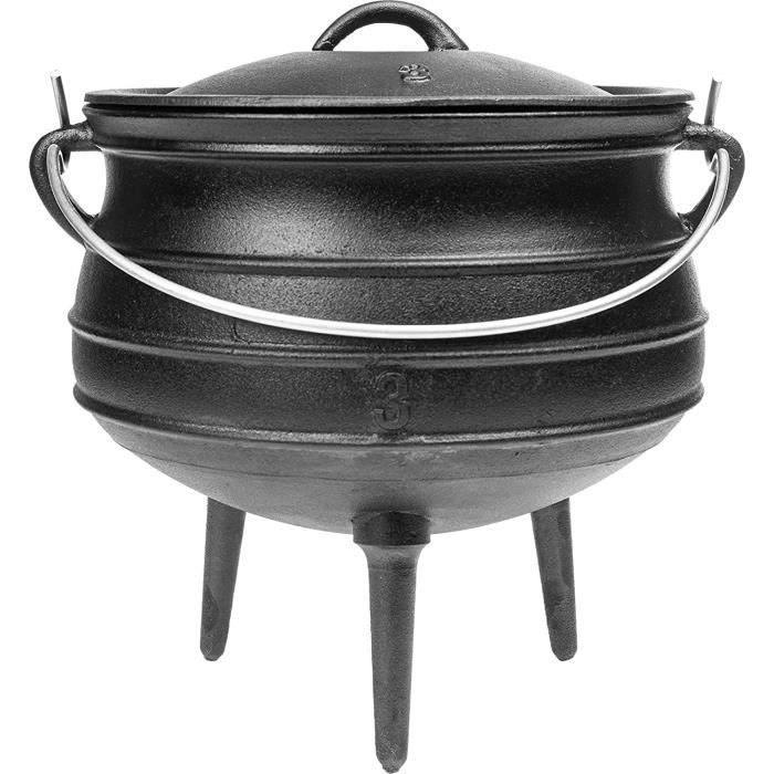Chaudron pour le feu 7L - Safari chaudière en fonte chaudron