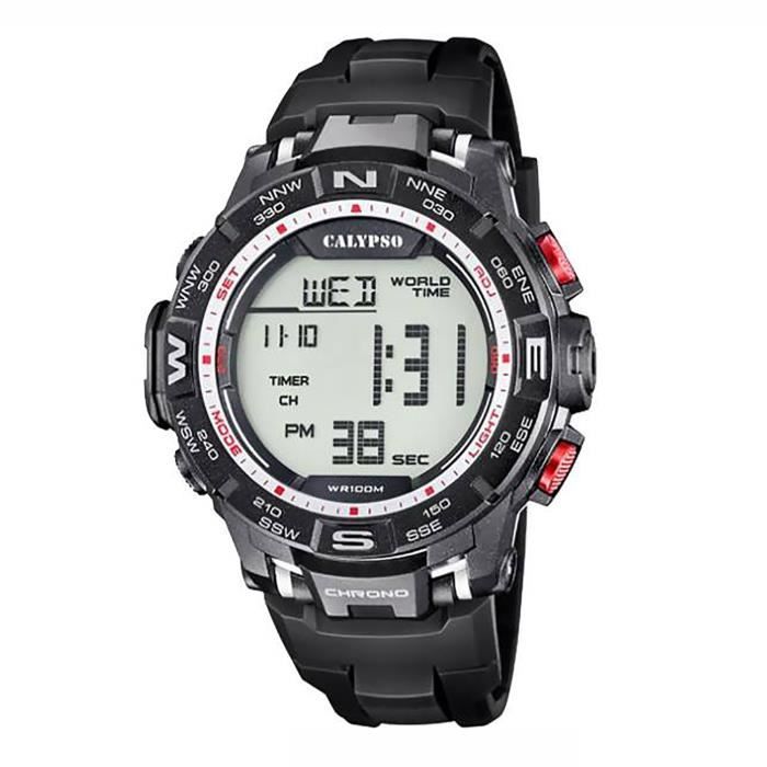 Montre - CALYPSO - Montre Calypso digitale - Bracelet silicone