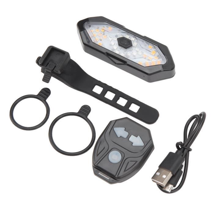 Lampe Vélo Rechargeable Feu Arrière Vélo USB Rechargeable YSJJZRL - 4 Modes LED - Étanche IPX4 - Pour Guidon Ou Casque Lumière Velo