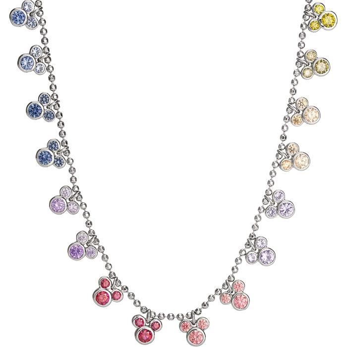 Collier "E" En Argent Avec Diamants - Marque Mikey London - Occasion