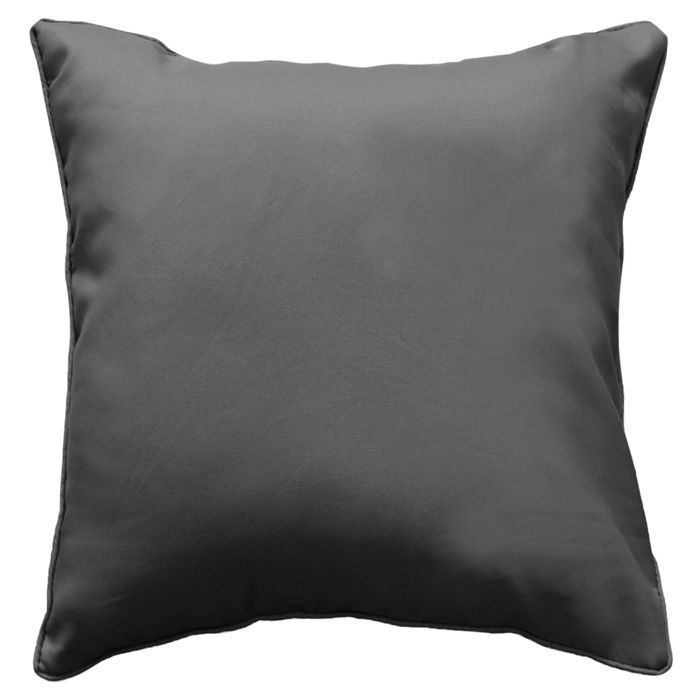 Coussin déhoussable 60 x 60 cm – Essentiel polyester uni Beton Coussin déhoussable 60 x 60 cm – Essentiel polyester uni Beton