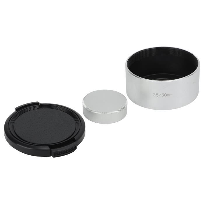 Vhbw métal Pare-soleil, diffusion parasoleil 77mm argent pour objectif Sigma 24