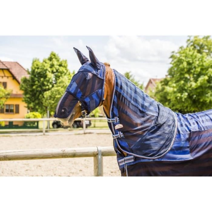 Comparer les prix de Equi-Thème Rafraichissante Cheval Poney - Marine - Cob cour deau de refroidissement du cou Couverture Préhension -SELLE DE CHEVAL