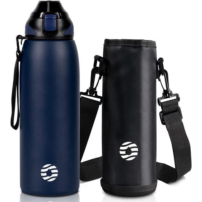 FJbottle Gourde Isotherme 1000ml, Bleu