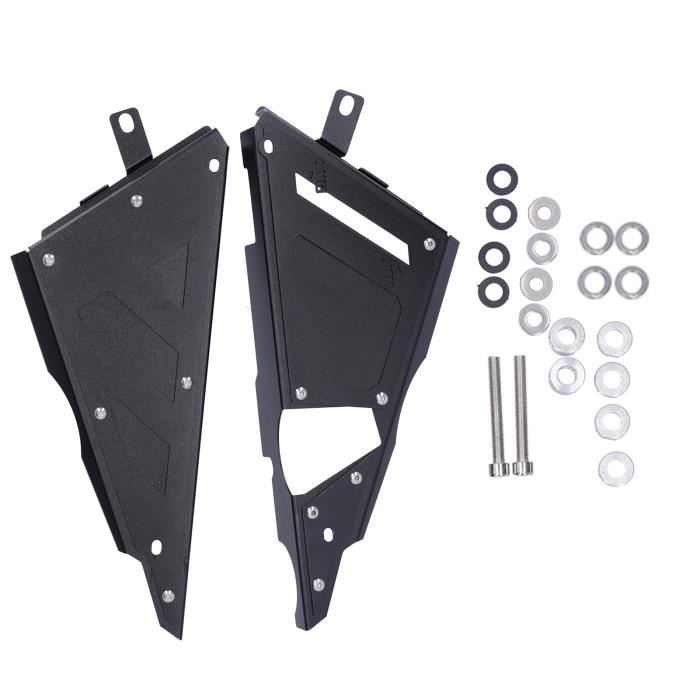 Aileron de Moto Résistant aux UV, Aileron Latéral de Moto, 2 Pièces, Résistant à l'usure pour Moto (Style fibre de carbone mat