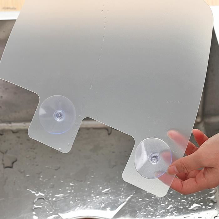 PRETYZOOM Anti-éclaboussures pour Évier De Salle De Bain D'évier en Acrylique Évier Polyvalent - Déflecteur Anti-éclaboussures pour Cuisine Et Salle De Bain