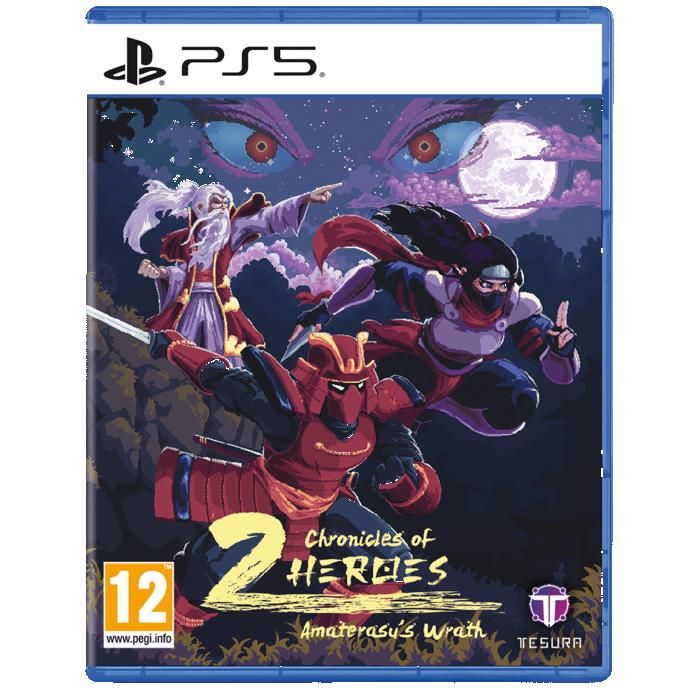 Chronicles of 2 Heroes Amaterasu' Wrath PS5 Jeu d'action et de plate forme 16 bits Mythologie japonaise