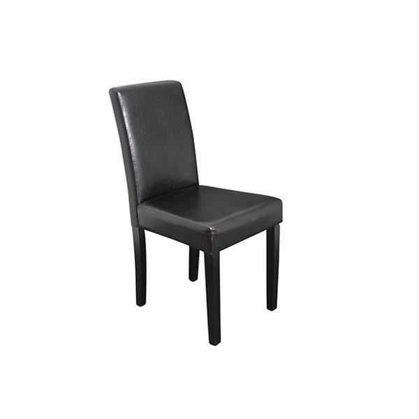 chaise - kb8 - london - simili - gris - bois - design - contemporain