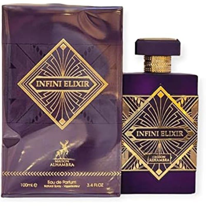 Eau de Parfum - MAISON ALHAMBRA - Infini Elixir - 100 ml - Oriental - Ambré - Gourmand