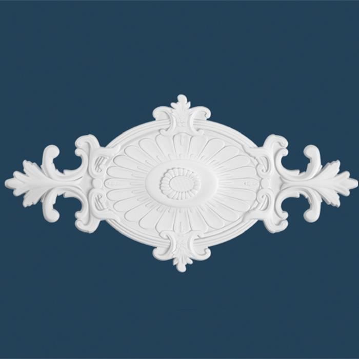Rosace noble Marbet R-11 | Ø 59 x 31 cm | polystyrène léger blanc