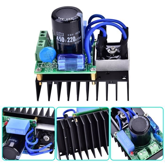 Carte de Convertisseur AC-DC 0-220VAC à 0-311VDC Module de Redresseur à Protection Multiple