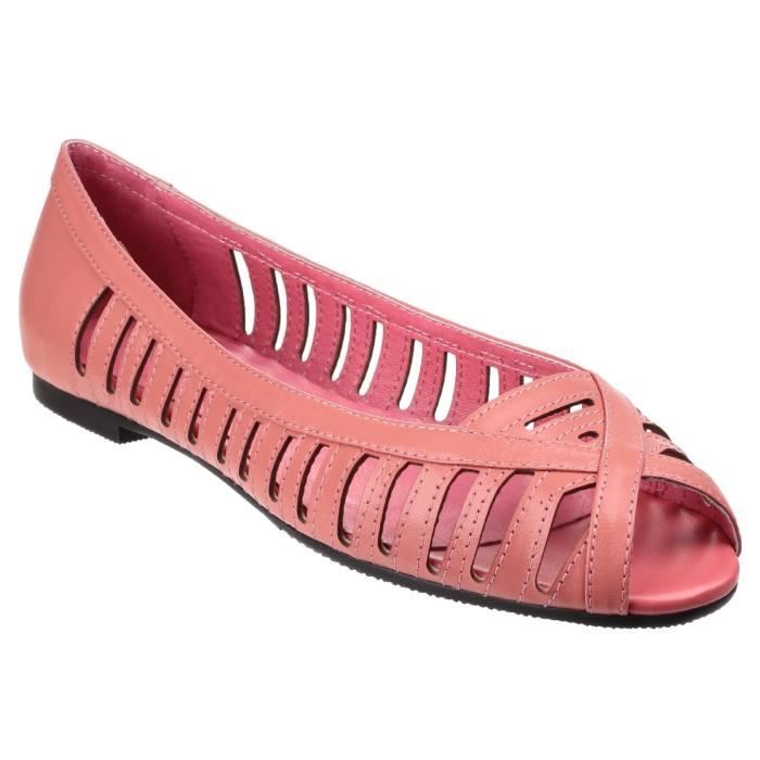 ballerines ouvertes femme