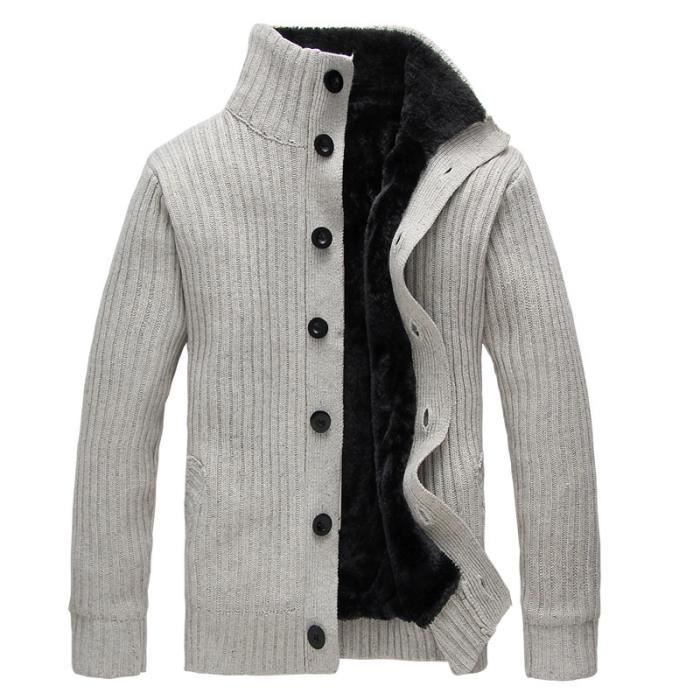 Pull Homme Hiver Laine Chaud et Confortable