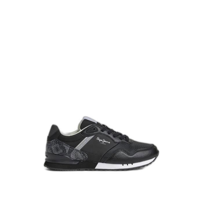 Baskets femme Pepe Jeans London Rider 112211 black 36 Black Cdiscount Chaussures