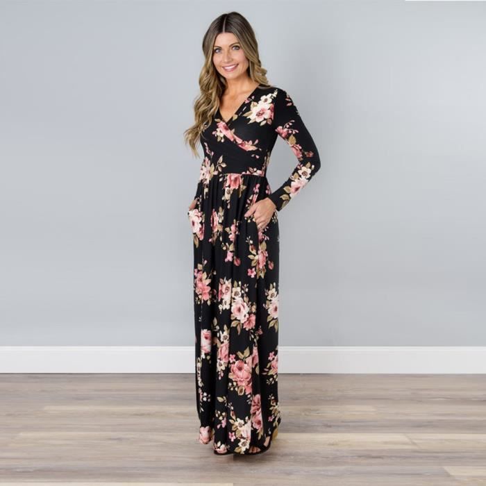 robe longue une manche
