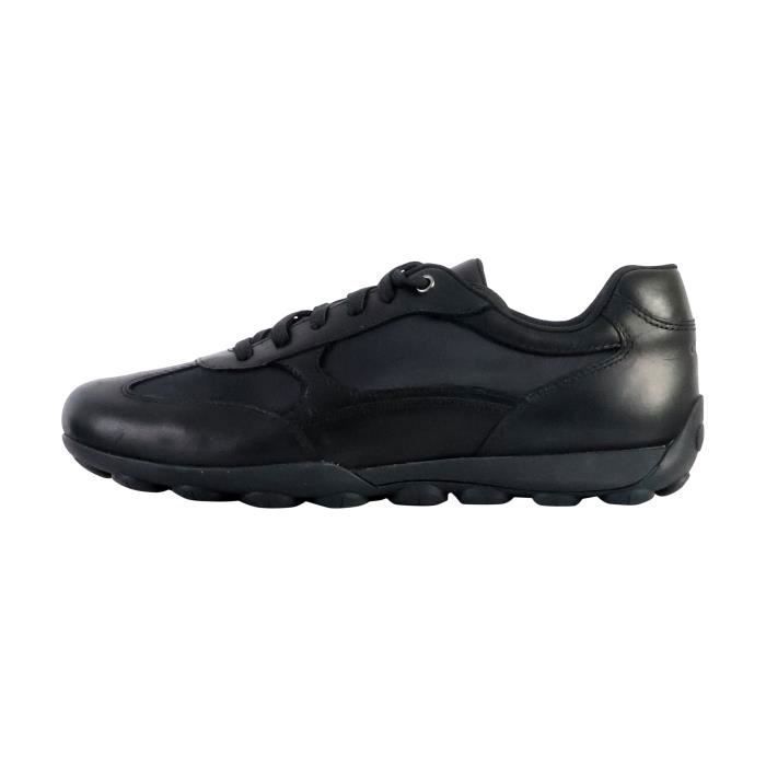 Geox Basket Cuir Geox Snake - Noir