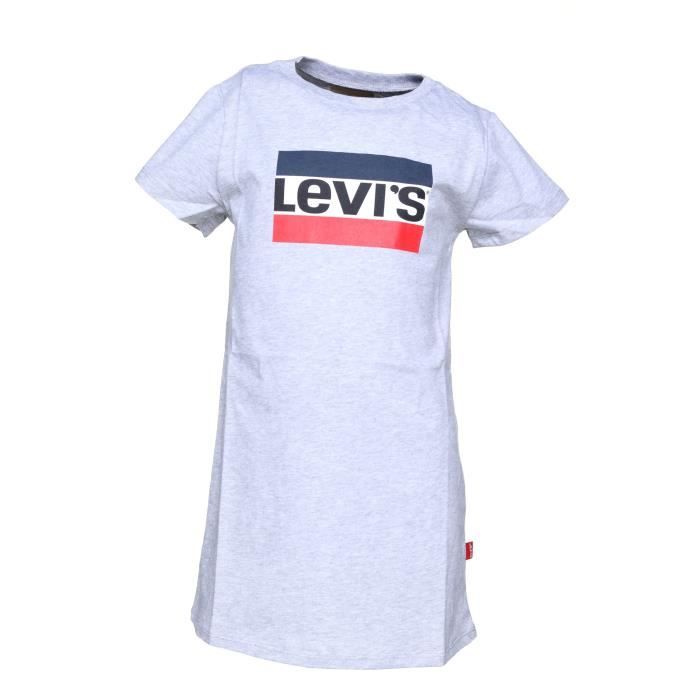 Robe Fille Levis Nn30527 22 Gris Claire Chine Gris Achat