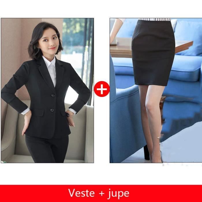 tailleur femme jupe longue et veste