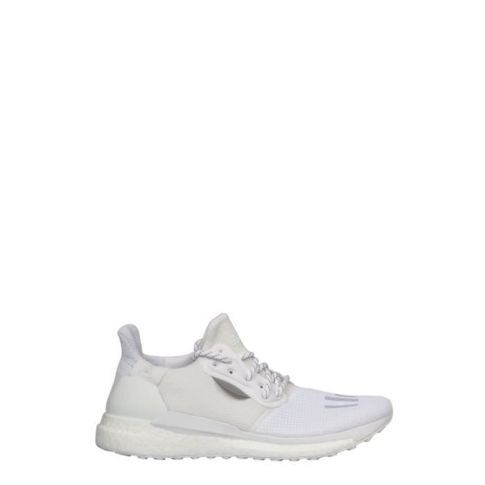 ADIDAS BY PHARRELL WILLIAMS HOMME EF2378 BLANC TISSU BASKETS Blanc -  Cdiscount Chaussures