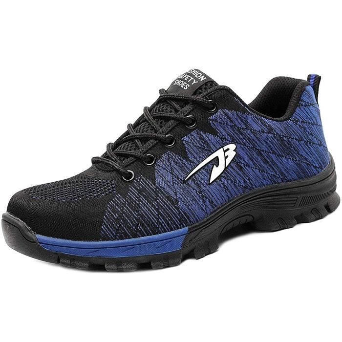 Hitmars Baskets De Sécurité Homme Femme Embout Acier EU36-48 - Ultra Légères Et Confortables