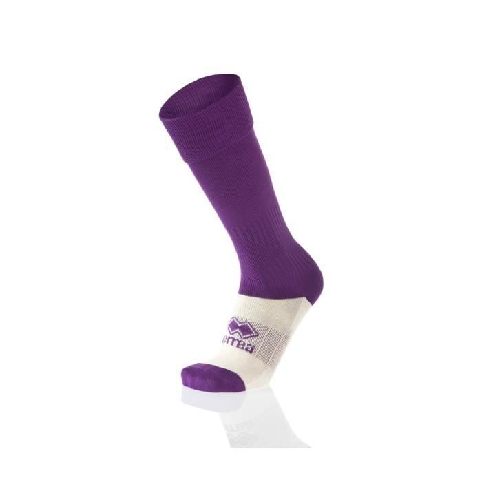 chaussettes montantes errea polyester - violet - adulte