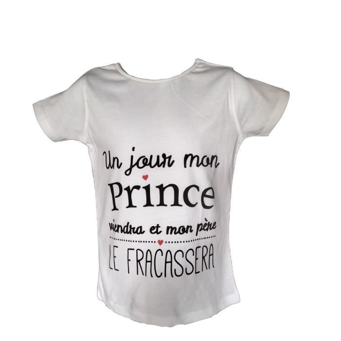 Tee shirt un on sale jour mon prince viendra