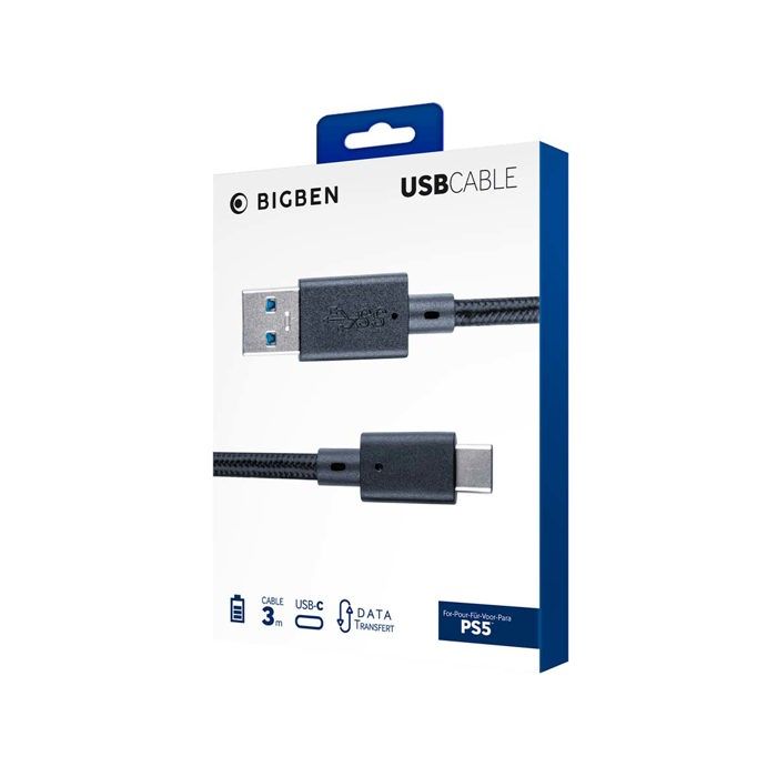 Cable Pour Manette Dualsense Ps5 3m Nacon - vue 3