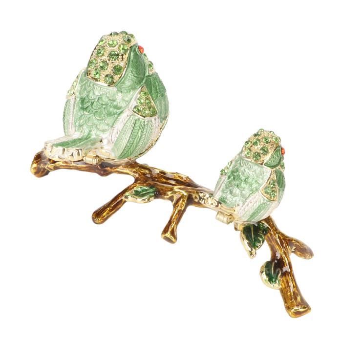 Lot De 2 Boîtes à Bibelots Anciennes En Métal Et Os - Décoratives - Occasion