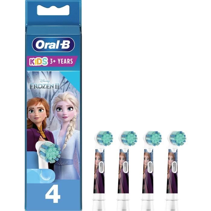 ORAL B 80352086 Brossettes de rechange Disney La reine des neiges 2 Pour brosse à dents éléctrique Oral B Kids Lot de 4 - vue 9