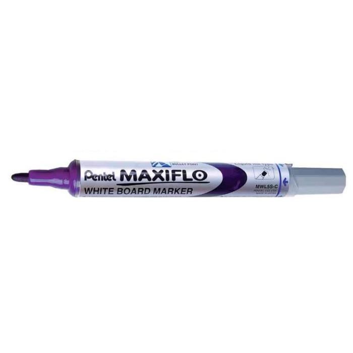 Marqueur MAXIFLO effaçable pour tableau blanc pointe moyenne Bleu