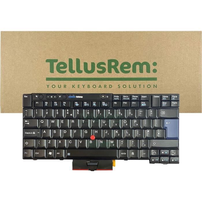 Clavier UK QWERTY Pour Lenovo Thinkpad E480/E490/L380/L390/T480S - Neuf - Noir